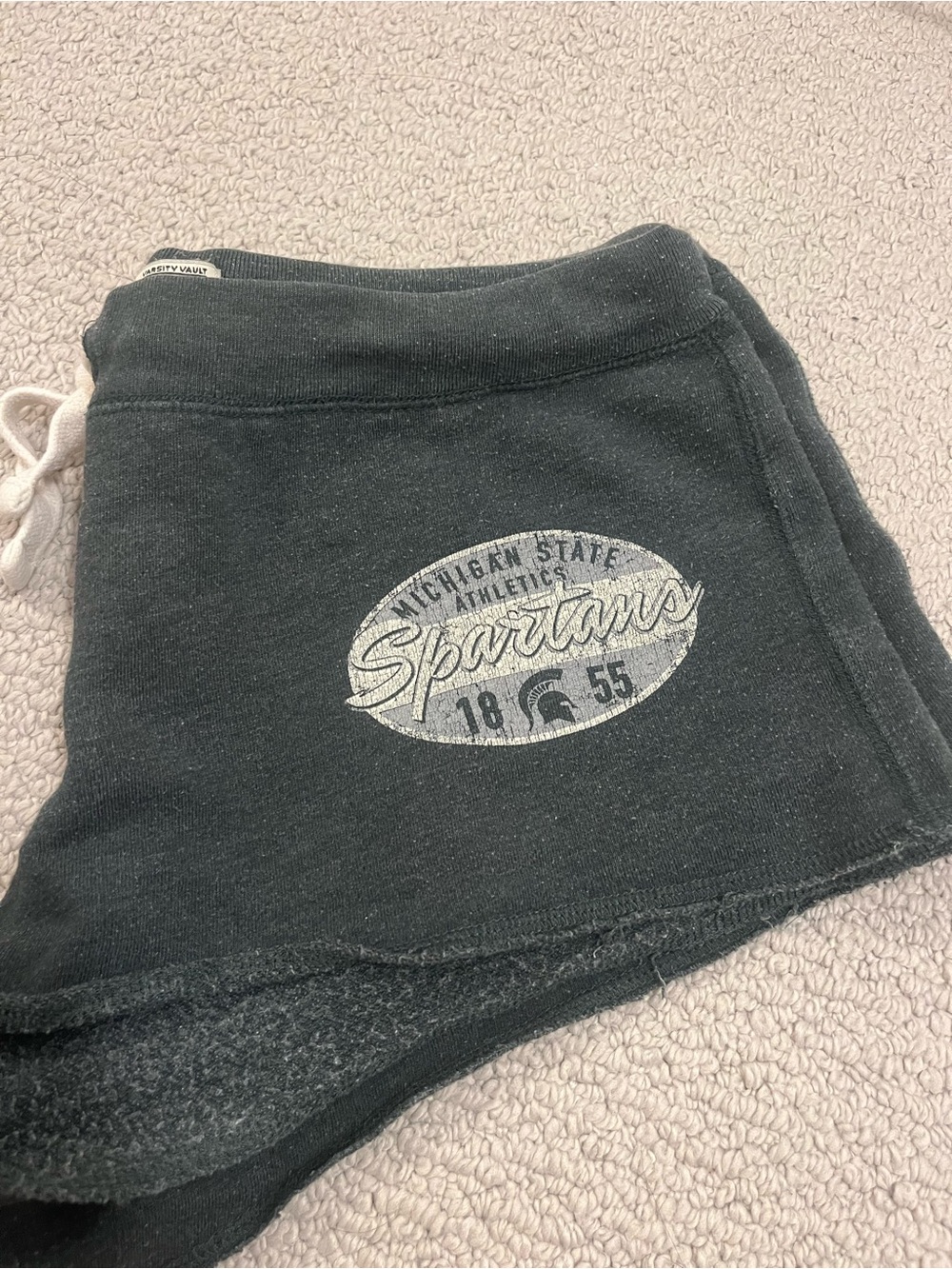 Campus Crew Michigan State Spartans Dark Green Sweat Shorts